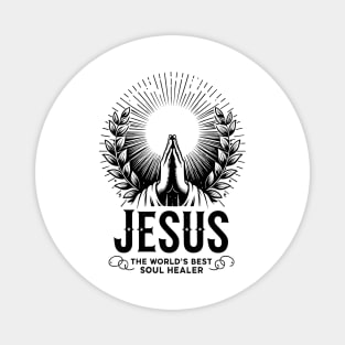 Jesus The World's Best Soul Healer Magnet